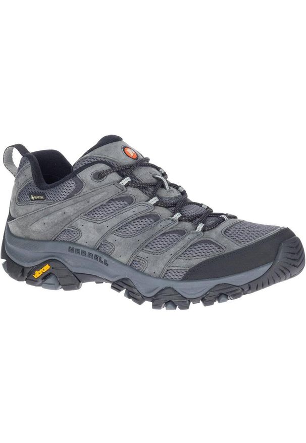 Buty Trekkingowe Męskie Merrell Moab 3 Gore-Tex. Kolor: szary. Materiał: skóra. Szerokość cholewki: normalna. Technologia: Gore-Tex