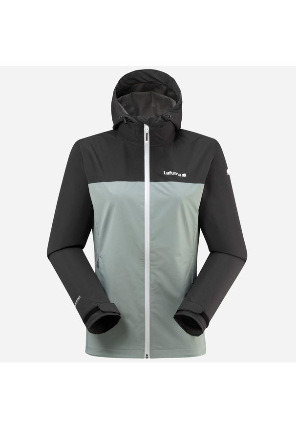 LAFUMA - Kurtka damska Lafuma GORE-TEX szara lekka wodoodporna. Kolor: szary, czarny, wielokolorowy. Materiał: poliester. Technologia: Gore-Tex. Sport: turystyka piesza