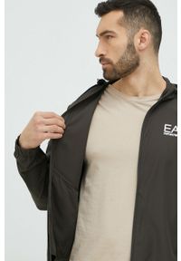 EA7 Emporio Armani dres męski kolor zielony. Kolor: zielony. Materiał: dresówka #7