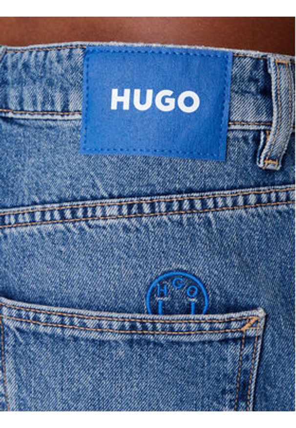 Hugo - HUGO Jeansy Leni_B 50546357 Niebieski Loose Fit. Kolor: niebieski