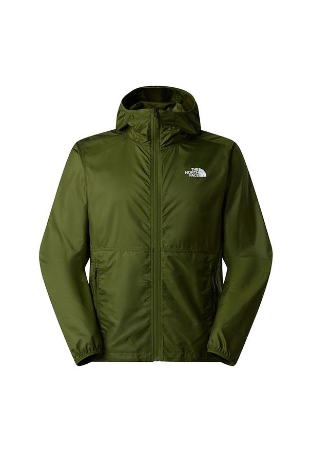 Kurtka męska The North Face Cyclone 0A8B64BRI1 - zielona. Kolor: zielony. Materiał: materiał, poliester. Sport: wspinaczka, turystyka piesza