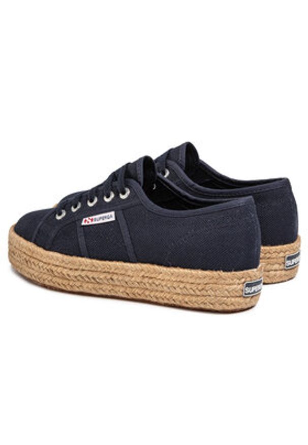 Superga Espadryle 2730 Cotropew S00CF20 Granatowy. Kolor: niebieski. Materiał: materiał