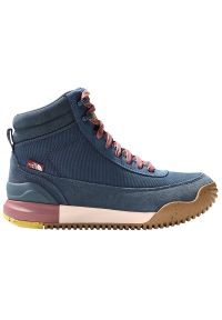 Buty The North Face Back-To-Berkeley III 0A5G2VN211 - niebieskie. Okazja: na co dzień. Kolor: niebieski. Materiał: dzianina, materiał, zamsz, guma. Szerokość cholewki: normalna. Sezon: zima. Styl: klasyczny, casual
