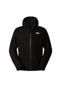 Kurtka męska The North Face Lightning Zip-In 0A87GNJK31 - czarna. Kolor: czarny. Materiał: tkanina, poliester, skóra. Styl: klasyczny #1