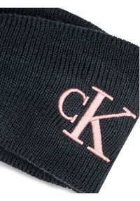 Calvin Klein Opaska materiałowa Monogram Embro K60K612658 Czarny. Kolor: czarny. Materiał: poliester, materiał
