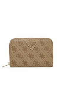 Guess Duży Portfel Damski SWSG85 00140 Beżowy. Kolor: beżowy. Materiał: skóra