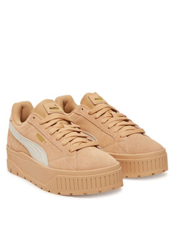 Puma Sneakersy Karmen II 397457 07 Beżowy. Kolor: beżowy. Materiał: zamsz, skóra