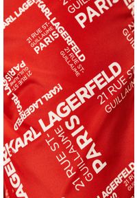 Karl Lagerfeld - Szorty kąpielowe. Kolor: czerwony. Materiał: poliester, materiał #4