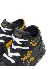 Versace Jeans Couture Sneakersy 77YA3SJ7 Czarny. Kolor: czarny. Materiał: skóra