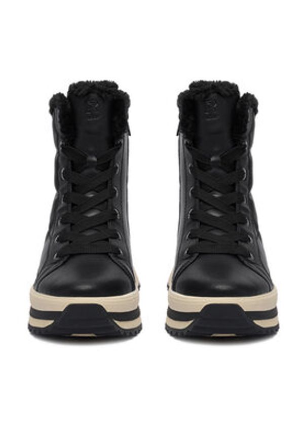 Rieker Trzewiki CEO-W3872-00 Czarny. Kolor: czarny. Materiał: skóra