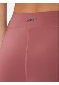 Reebok Legginsy Yoga Performance IM4049 Różowy Fitted Fit. Kolor: różowy. Materiał: syntetyk