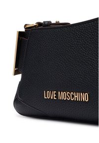 Love Moschino - LOVE MOSCHINO Torebka JC4096PP1PLT1000 Czarny. Kolor: czarny. Materiał: skórzane #4