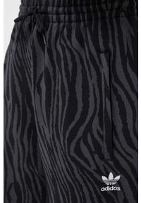 adidas Originals spodnie dresowe kolor czarny wzorzyste. Stan: podwyższony. Kolor: czarny. Materiał: dresówka #4