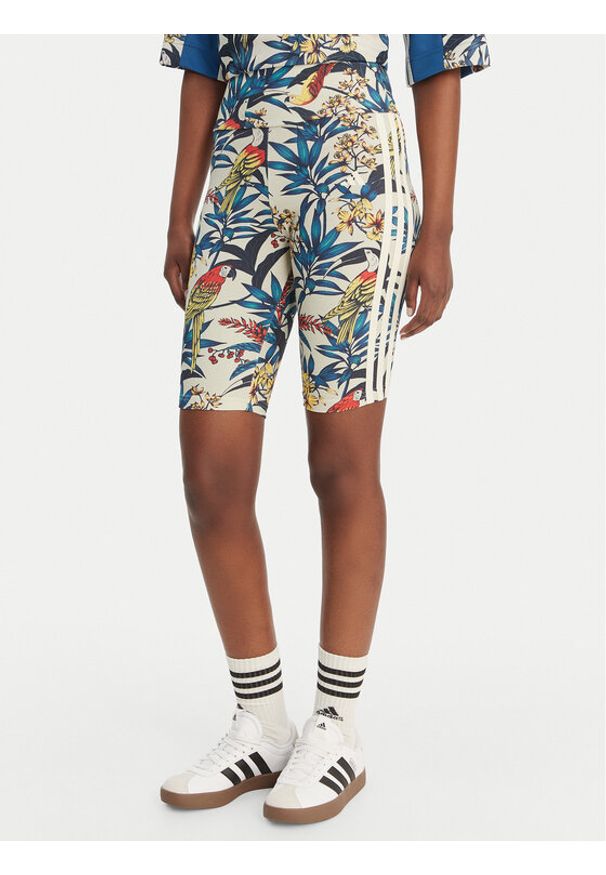 Adidas - adidas Kolarki Farm Rio Bike KD4613 Kolorowy Slim Fit. Materiał: bawełna. Wzór: kolorowy