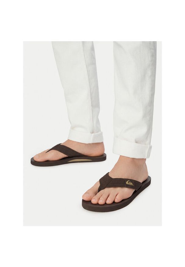 Japonki Quiksilver. Kolor: brązowy