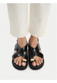 MEXX Sandały EO-W24Q18459-2 Czarny. Kolor: czarny. Materiał: skóra #6