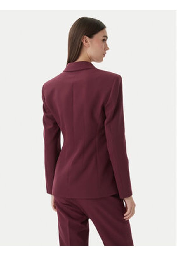 Hugo - HUGO Marynarka Asmalla-1 50533901 Fioletowy Slim Fit. Kolor: fioletowy. Materiał: syntetyk