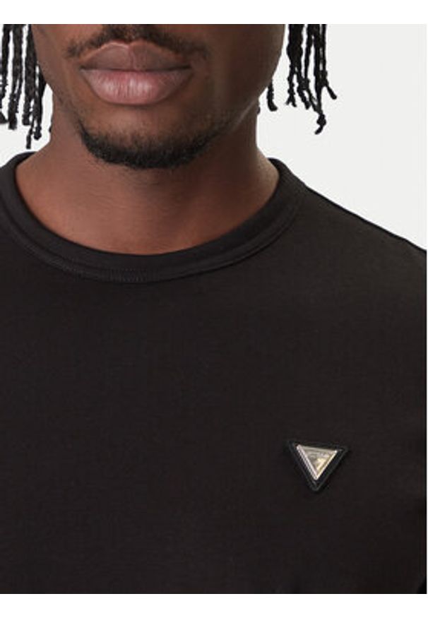 Guess T-Shirt Z6RI07 J1314 Czarny Regular Fit. Kolor: czarny. Materiał: bawełna