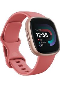 FITBIT - Smartwatch Fitbit Versa 4 Różowy (FB523RGRW). Rodzaj zegarka: smartwatch. Kolor: różowy #1