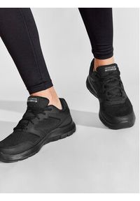 skechers - Skechers Sneakersy Flex Advantage 4.0 232225/BBK Czarny. Kolor: czarny. Materiał: materiał #4