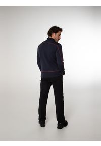 Koszulka męska Protest HUMANS 1/4 zip top. Kolor: czarny