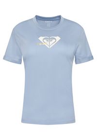 Roxy T-Shirt Oceanregular ERJZT06078 Niebieski Regular Fit. Kolor: niebieski. Materiał: bawełna #8