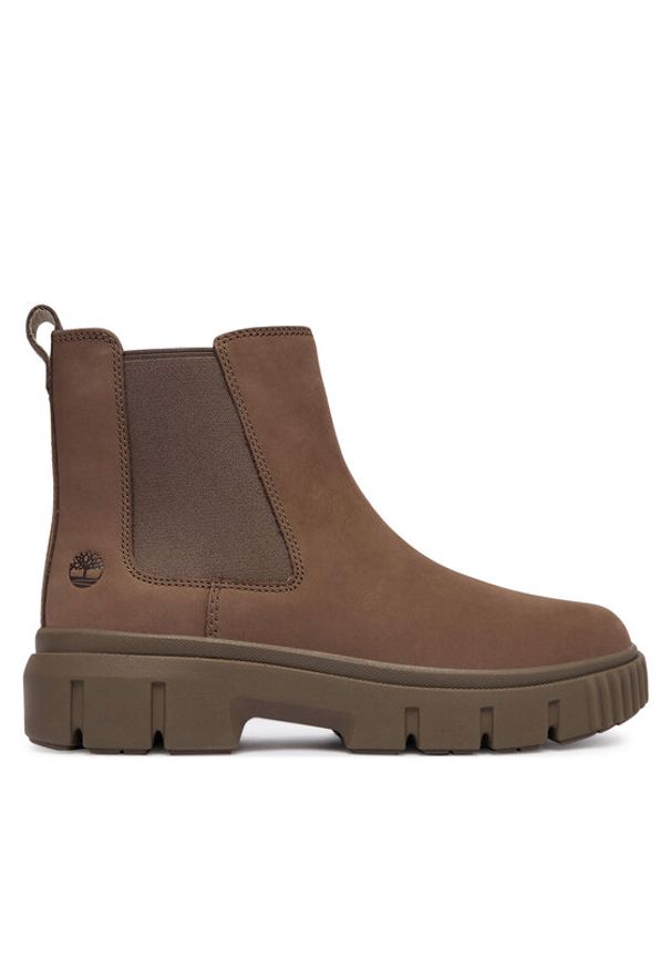 Timberland Sztyblety Greyfield TB0A2FK2EM51 Brązowy. Kolor: brązowy. Materiał: nubuk, skóra