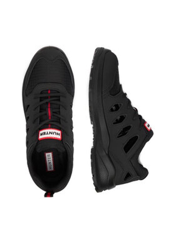 Hunter Półbuty HUNTER-SS-02 M Czarny. Kolor: czarny. Materiał: skóra