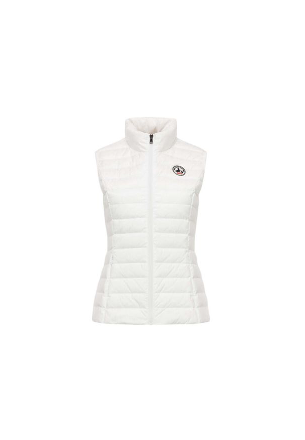 Jott - Damska kurtka bez rękawów JOTT Seda. Kolor: biały. Materiał: puch. Długość rękawa: bez rękawów. Sezon: zima. Sport: narciarstwo