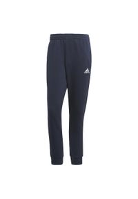Adidas - Dres adidas AEROREADY Essentials 3-Stripes. Kolor: niebieski, wielokolorowy, biały. Materiał: dresówka. Wzór: paski. Sport: fitness