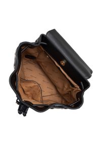 Wittchen - Damski plecak z plecionką na przodzie czarno-beżowy. Kolor: czarny, beżowy, wielokolorowy. Materiał: skóra ekologiczna. Wzór: aplikacja. Styl: klasyczny #4