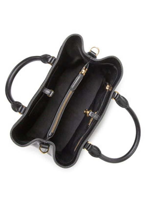 Lauren Ralph Lauren Torebka Marcy 26 431876725004 Czarny. Kolor: czarny. Materiał: skórzane