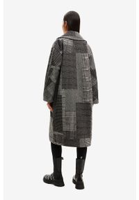 Desigual płaszcz damski kolor szary przejściowy. Kolor: szary #5
