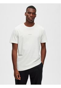 Selected Homme T-Shirt 16088656 Biały Regular Fit. Kolor: biały #1