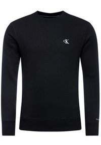 Calvin Klein Jeans Bluza Embroidered Logo J30J314536 Czarny Regular Fit. Kolor: czarny. Materiał: bawełna #3