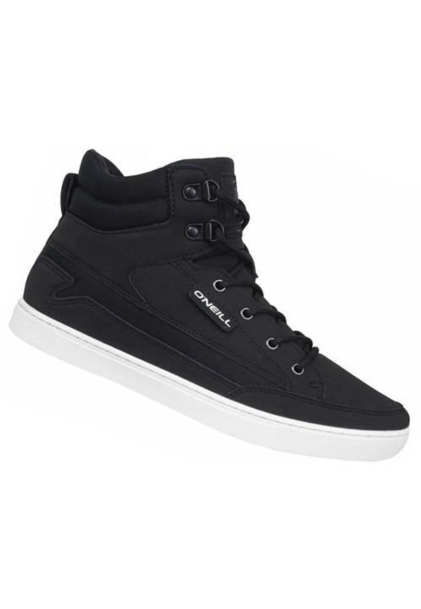 Buty do chodzenia męskie O'Neill Waveland Mid. Zapięcie: sznurówki. Kolor: czarny. Materiał: guma, materiał, syntetyk. Szerokość cholewki: normalna. Sport: turystyka piesza