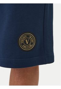 Versace Jeans Couture Szorty sportowe 80GADT03 CF01T Granatowy Regular Fit. Kolor: niebieski. Materiał: bawełna. Styl: sportowy #5