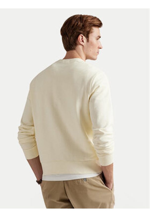 Polo Ralph Lauren Bluza 710916689003 Écru Regular Fit. Typ kołnierza: polo. Kolor: kremowy. Materiał: bawełna