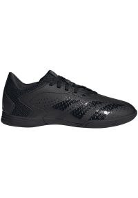 Adidas - Buty piłkarskie adidas Predator Accuracy.4 In Sala Jr GW7089 czarne. Zapięcie: sznurówki. Kolor: czarny. Materiał: syntetyk, guma. Szerokość cholewki: normalna. Sport: piłka nożna #7