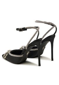 Steve Madden Sandały Vibrantly SM11002575 Czarny. Kolor: czarny. Materiał: materiał #7
