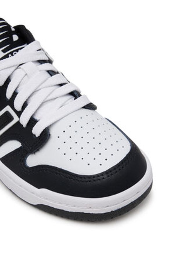 New Balance Sneakersy GSB480BW Czarny. Kolor: czarny. Materiał: skóra