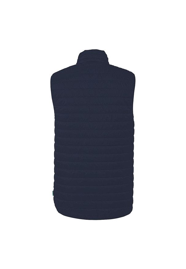 KEMPA - Kurtka puchowa bez rękawów Uhlsport Basic. Kolor: niebieski, czarny, wielokolorowy. Materiał: puch. Długość rękawa: bez rękawów. Styl: sportowy
