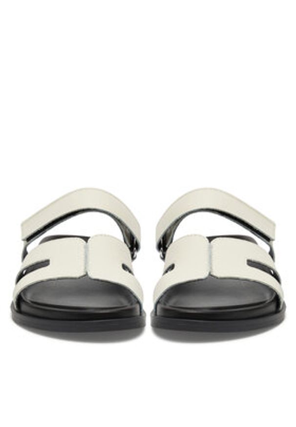 Gino Rossi Klapki MOIRA-E2527666 Biały. Kolor: biały. Materiał: skóra