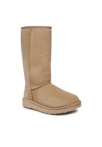 Ugg Śniegowce W Classic Tall II 1016224 Beżowy. Kolor: beżowy. Materiał: skóra