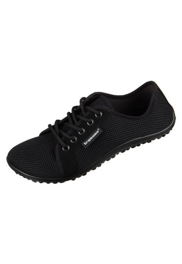 LEGUANO - Buty do chodzenia męskie Leguano 10009012. Zapięcie: sznurówki. Kolor: czarny. Materiał: materiał, syntetyk, tkanina. Szerokość cholewki: normalna. Sport: turystyka piesza