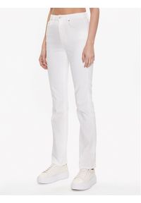 Gina Tricot Jeansy 18983 Biały Slim Fit. Kolor: biały