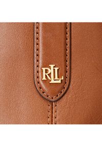 Lauren Ralph Lauren Torebka 431917308001 Brązowy. Kolor: brązowy. Materiał: skórzane #5