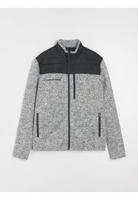 Sinsay - Bluza softshell - szary. Kolor: szary. Materiał: softshell