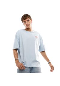 SIROKO - Męska koszulka z krótkim rękawem z bawełny organicznej Lifestyle Siroko Lobs. Kolor: niebieski. Materiał: bawełna. Długość rękawa: krótki rękaw. Długość: krótkie #1