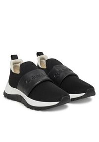 Calvin Klein Sneakersy Runner Slip On - He Nappa HW0HW02415 Czarny. Zapięcie: bez zapięcia. Kolor: czarny. Materiał: materiał #6